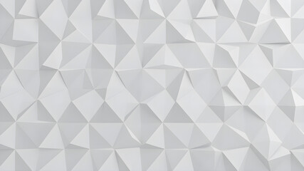 Obraz premium 3d triangles patterns monochromatic. Generative AI