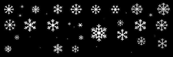 Snow Icons. Snowflakes Vector Icons. Winter Icons. Snow or Snowflake symbol. Snow. Snowflakes. Generative AI