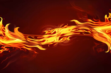 Fototapeta premium background with fire
