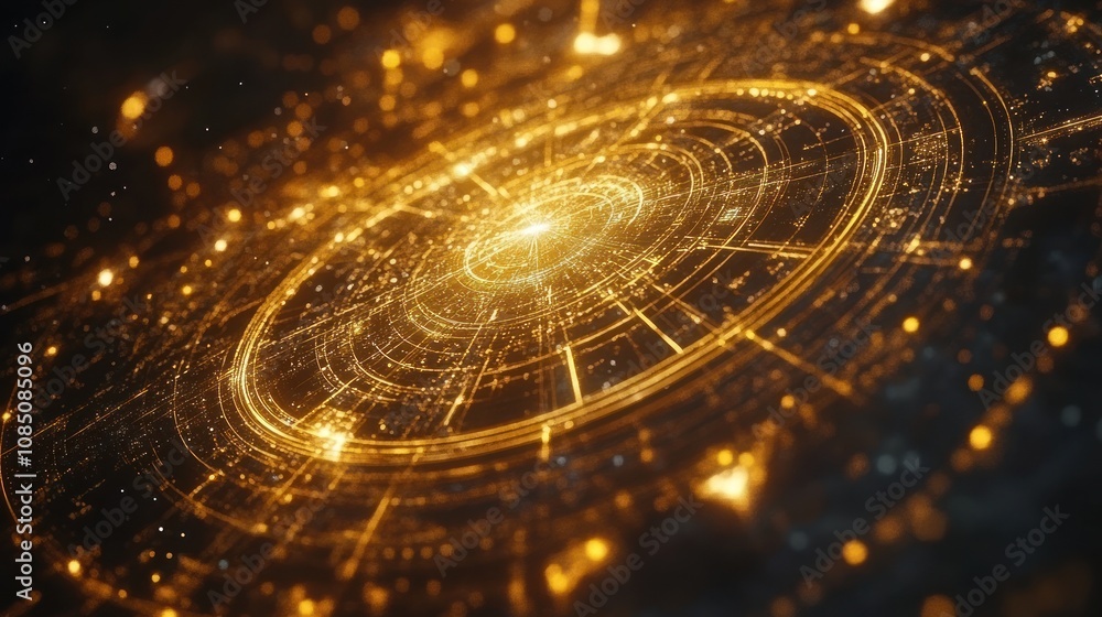 Poster a computer-based astrological chart calculation, with detailed planetary connections and twelve cons