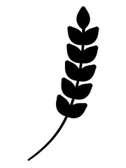 シンプルな植物のイラスト素材