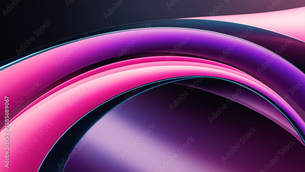 Aufkleber abstract iridescent shape, featuring a blend of vibrant and shifting colors, creating a dynamic and 