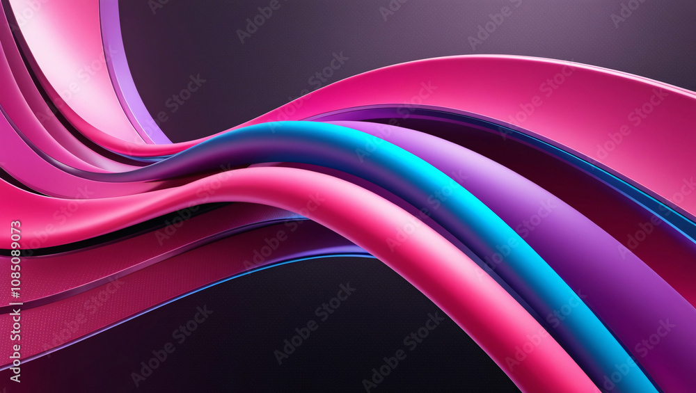 Aufkleber abstract iridescent shape, featuring a blend of vibrant and shifting colors, creating a dynamic and 