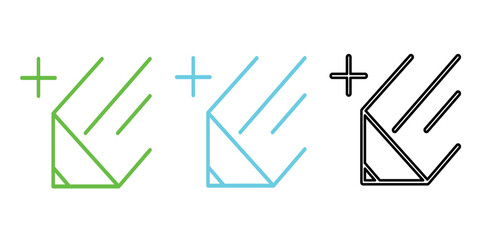 Fototapeta premium Uiux vectors icon set