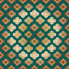 seamless geometric pattern moroccan background texture islamic window grid design