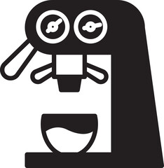 Coffee Maker Icon Illustration