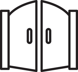 Gate and Fence Line Icon