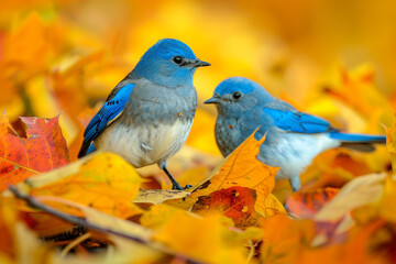 Obraz premium blue blackbird