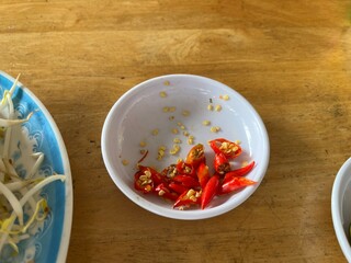 フォーのための唐辛子