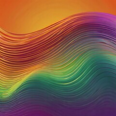 Obraz premium Abstract gradient colour background with waves