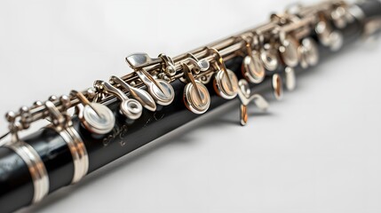 Naklejka premium Classic oboe isolated on white background