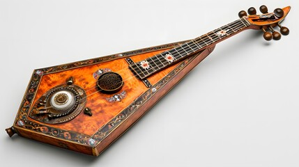 Traditional balalaika showcasing intricate craftsmanship