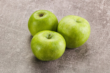 Sweet and juicy green apple