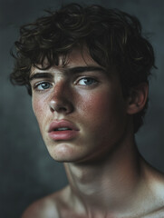 Fototapeta premium Portrait of a young man