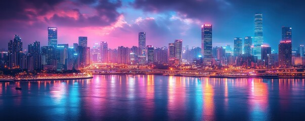 Cityscape at Twilight