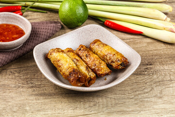 Vietnamese fried stuffed spring roll