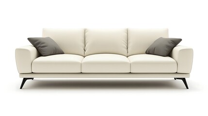 Modern white sofa in Minimalist Room