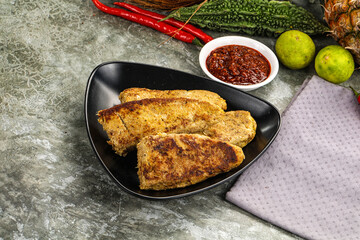 Indian chiken kebab minced meat