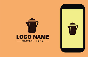 Kitchenware Brand icon Cookware brand Kitchen utensil manufacturer Culinary equipment label flat logo sign symbol editable vector