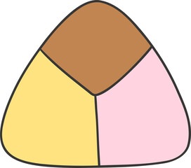 Pan Dulce Polvoron Trebo Mexican Sweet Cartoon Doodles