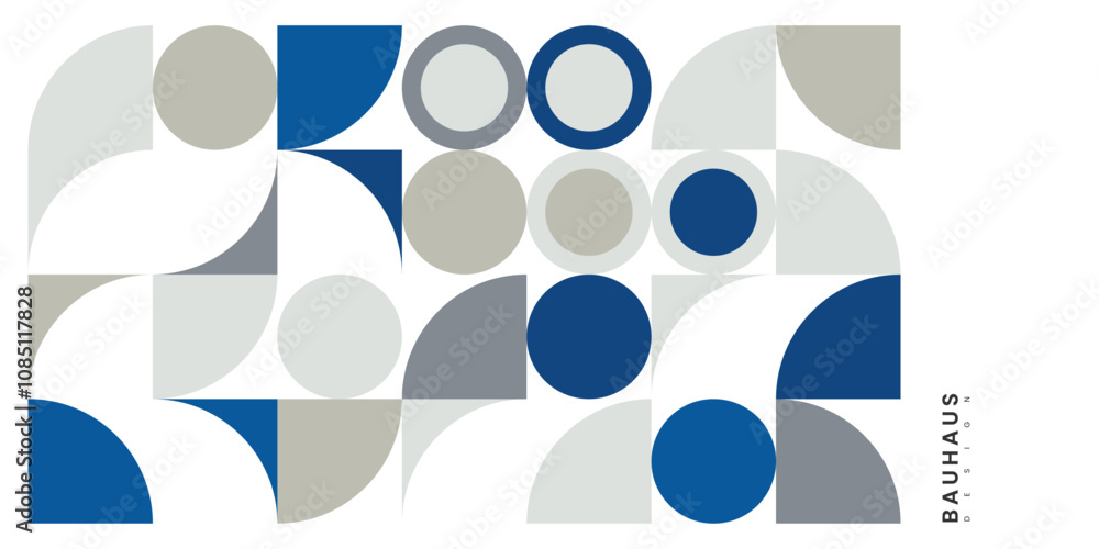Poster abstract colorful patterns illustration with geometric shapes