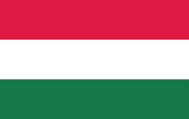 Hungary National Flag vector icon. Flag design of Hungary.