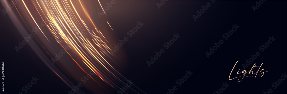 Canvas Prints motion light effect. shining magic background and liquid speed light.