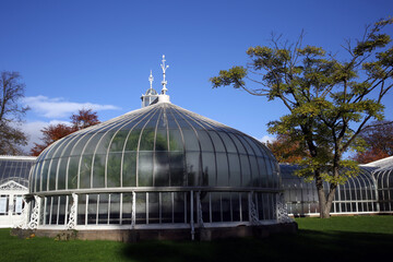 Fototapeta premium External views of Glasgow Botanic gardens - City of Glasgow - Scotland - UK
