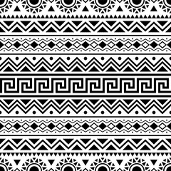 Geometric Ethnic Seamless Pattern Texture design vector 0120A6