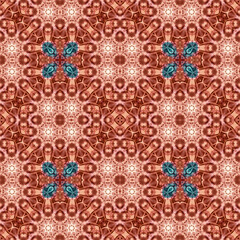 Seamless square carpet pattern. The texture is abstract. The background is abstract endless