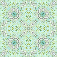 Seamless square carpet pattern. The texture is abstract. The background is abstract endless