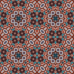 Seamless square carpet pattern. The texture is abstract. The background is abstract endless