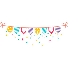 Obraz premium Hanging Party Banner