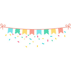 Obraz premium Hanging Party Banner