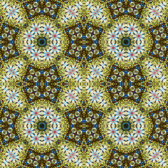 Seamless square carpet pattern. The texture is abstract. The background is abstract endless