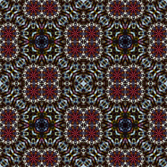Seamless square carpet pattern. The texture is abstract. The background is abstract endless