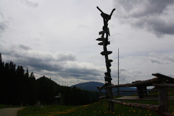 Wedrujac po gorach.