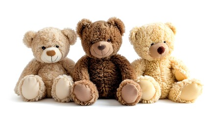 Obraz premium Soft and cuddly plush teddy bear collection
