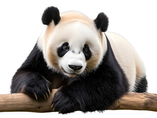 Fototapeta premium Panda Animal isolate on transparent background PNG