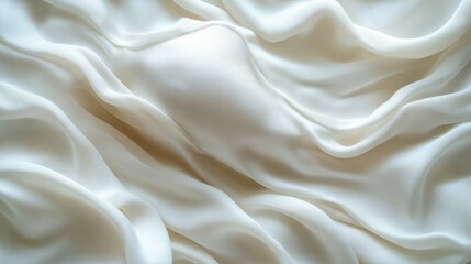 Obraz premium White Silk Fabric Texture