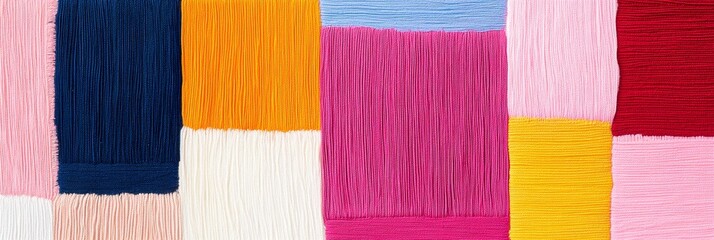 Vibrant abstract textile composition showcasing global weaving traditions and intricate patterns