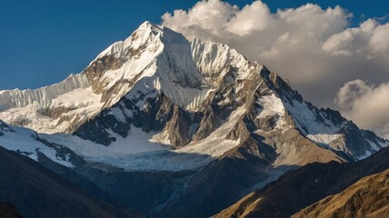 Fototapeta premium beautiful mountains landscapes in cordillera generate ai
