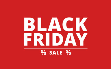 Black Friday typography banner. Black Friday modern bold typography text illustration background. Black Friday sale banner.