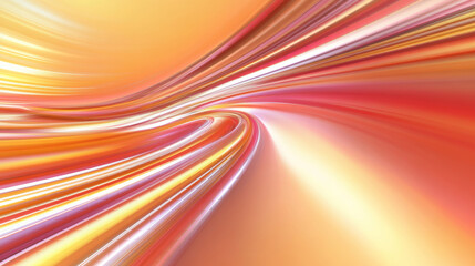 3D dynamic abstract neon light streak trail technology virtual reality background. cyberpunk futuristic fashion vibrant line modern colorful rainbow glow glossy striking wallpaper