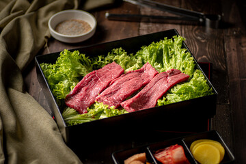 TRADITIONAL KOREA RESTAURANT FOOD 