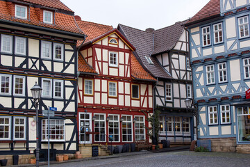 The Town of Bad Sooden Allendorf in the Werra Valley in Germany