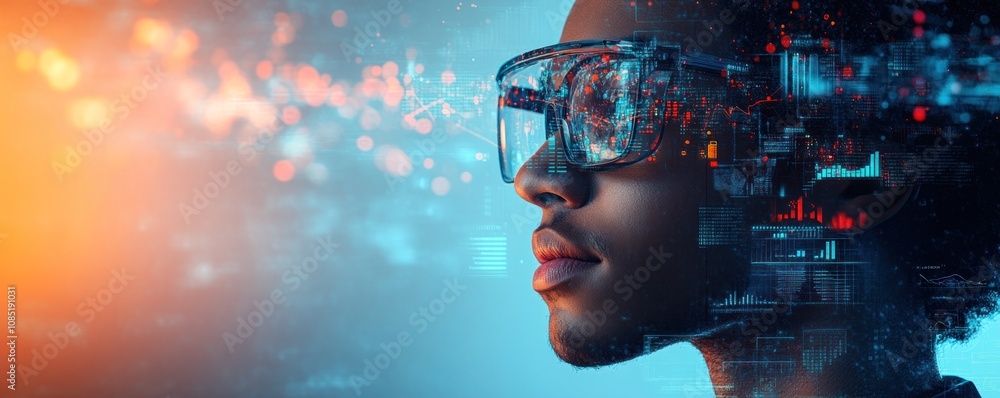 Poster virtual reality and data visualization