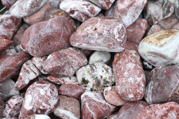 Multicolored natural stones can enhance aesthetics and be used for decorative purposes