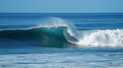 Fototapeta premium Crystal Clear Ocean Wave