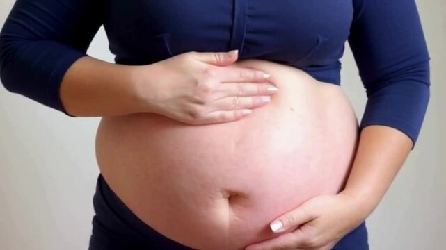 An overweight woman struggling with body image and self-esteem.